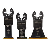 Milwaukee Tool Milwaukee OPEN-LOK 3PC MULTI-MATERIAL CUTTING MULTI-TOOL BLADE VARIETY PACK