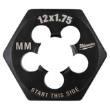 Milwaukee Tool M12-1.75 mm 1-Inch Hex Threading Die