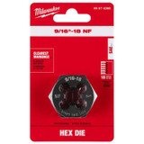 Milwaukee Tool 9/16"-18 NF 1-7/16" Hex Threading Die