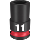 Milwaukee Tool SHOCKWAVE Impact Duty 3/8"Drive 11MM Standard 6 Point Socket