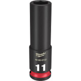 Milwaukee Tool SHOCKWAVE Impact Duty 3/8"Drive 11MM Deep 6 Point Socket