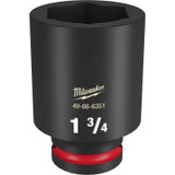 Milwaukee Tool SHOCKWAVE Impact Duty 3/4"Drive 1-3/4" Deep 6 Point Socket