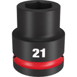 Milwaukee Tool SHOCKWAVE Impact Duty 3/4"Drive 21MM Standard 6 Point Socket