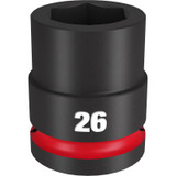 Milwaukee Tool SHOCKWAVE Impact Duty 3/4"Drive 26MM Standard 6 Point Socket