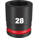 Milwaukee Tool SHOCKWAVE Impact Duty 3/4"Drive 28MM Standard 6 Point Socket
