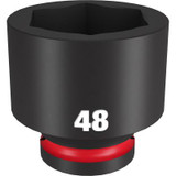 Milwaukee Tool SHOCKWAVE Impact Duty 3/4"Drive 48MM Standard 6 Point Socket