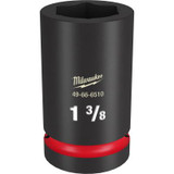 Milwaukee Tool SHOCKWAVE Impact Duty 1"Drive 1-3/8" Deep 6 Point Socket