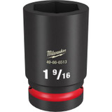 Milwaukee Tool SHOCKWAVE Impact Duty 1"Drive 1-9/16" Deep 6 Point Socket