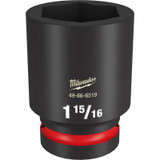 Milwaukee Tool SHOCKWAVE Impact Duty 1"Drive 1-15/16" Deep 6 Point Socket