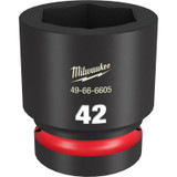 Milwaukee Tool SHOCKWAVE Impact Duty 1"Drive 42MM Standard 6 Point Socket