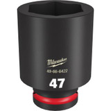 Milwaukee Tool SHOCKWAVE Impact Duty 3/4"Drive 47MM Deep 6 Point Socket
