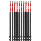 Milwaukee Tool SHOCKWAVE 6" Impact Torx T25 Power Bits (10 Pk)