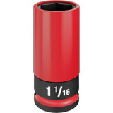 Milwaukee Tool SHOCKWAVE Impact Duty 1/2 Drive 1-1/16" SAE Lug Nut Wheel Socket