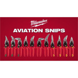 Milwaukee Tool Straight Cutting Offset Aviation Snips