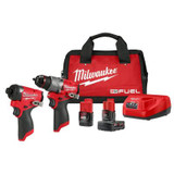 Milwaukee Tool M12 FUEL 1/4" Hex Impact Driver w/ HACKZALL® Recip Saw Kit