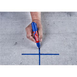 Milwaukee Tool INKZALL (12) Large Chisel Tip Blue Marker