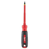 Milwaukee Tool 3/16" Cabinet - 4" 1000V Insulated Screwdriver