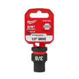 Milwaukee Tool SHOCKWAVE Impact Duty 1/2"Drive 3/8" Standard 6 Point Socket
