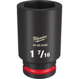 Milwaukee Tool SHOCKWAVE Impact Duty 3/4"Drive 1-7/16" Deep 6 Point Socket