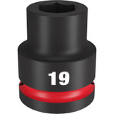 Milwaukee Tool SHOCKWAVE Impact Duty 3/4"Drive 19MM Standard 6 Point Socket