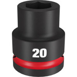 Milwaukee Tool SHOCKWAVE Impact Duty 3/4"Drive 20MM Standard 6 Point Socket