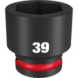 Milwaukee Tool SHOCKWAVE Impact Duty 3/4"Drive 39MM Standard 6 Point Socket