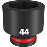 Milwaukee Tool SHOCKWAVE Impact Duty 3/4"Drive 44MM Standard 6 Point Socket