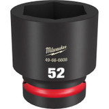 Milwaukee Tool SHOCKWAVE Impact Duty 1"Drive 52MM Standard 6 Point Socket