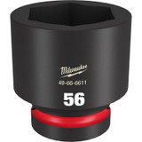 Milwaukee Tool SHOCKWAVE Impact Duty 1"Drive 56MM Standard 6 Point Socket