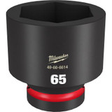 Milwaukee Tool SHOCKWAVE Impact Duty 1"Drive 65MM Standard 6 Point Socket