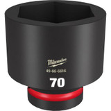 Milwaukee Tool SHOCKWAVE Impact Duty 1"Drive 70MM Standard 6 Point Socket