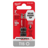 Milwaukee Tool SHOCKWAVE Impact Duty 2" T15 Bit 2PK