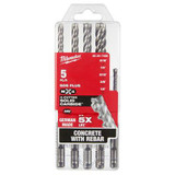 Milwaukee Tool SDS-PLUS 4CT MX4 5 PC KIT