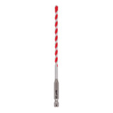 Milwaukee Tool 1/4" x 2" x 4" SHOCKWAVE Impact Duty Carbide Hammer Drill Bits - Bulk 25 PK