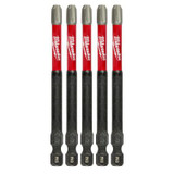 Milwaukee Tool #3 Phillips SHOCKWAVE Impact 3-1/2" Power Bits (5 pk)