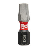 Milwaukee Tool SHOCKWAVE Impact ECX 1 Insert Bits (Bulk 25)