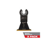 Milwaukee Tool OPEN-LOK 2-1/2" TITANIUM CHARGED Bi-Metal Multi-Material Multi-Tool Blades 3PK