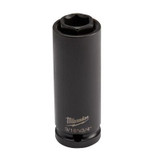Milwaukee Tool 9/16" & 3/4" SHOCKWAVE Lineman's 2-in-1 6 Point Socket