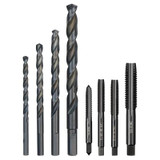Milwaukee Tool 15PC SAE Tap and Die Set with Hex-LOK 2-in-1 Handle