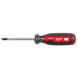 Milwaukee Tool 3/16" Cabinet 3" Cushion Grip Screwdriver (USA)