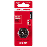 Milwaukee Tool M4-0.70 mm 1-Inch Hex Threading Die
