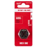 Milwaukee Tool 5/16"-18 NC 1-Inch Hex Threading Die