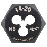 Milwaukee Tool 14-20 NS 1-Inch Hex Threading Die