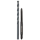 Milwaukee Tool 10-24 NC Straight Flute Plug Tap & #25 Drill Bit
