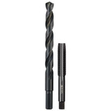 Milwaukee Tool 1/2"-13 NC Straight Flute Plug Tap & 27/64" Drill Bit