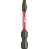Milwaukee Tool SHOCKWAVE 2" Impact Square Recess #2 Power Bits (5 PK)