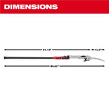 Milwaukee Tool 16 Feet Pole Saw & Pruner