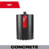 Milwaukee Tool 12 Inch DIAMOND ULTRA Wet Core Bit
