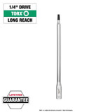 Milwaukee Tool 1/4 Inch Drive T25 Long TORX Bit Socket