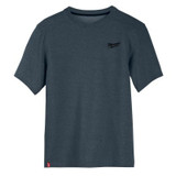 Milwaukee Tool HYBRID WORK TEE- SS BLUE M
